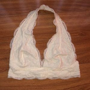 Free People white halter bralette